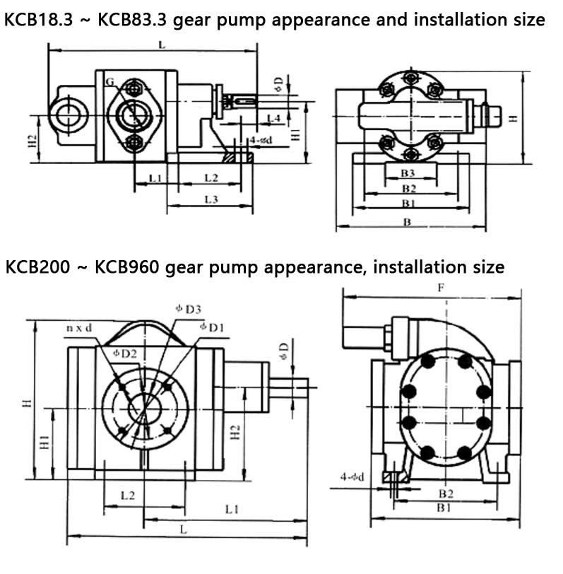 Stainless Steel Gear Pump For Sunflower Oil