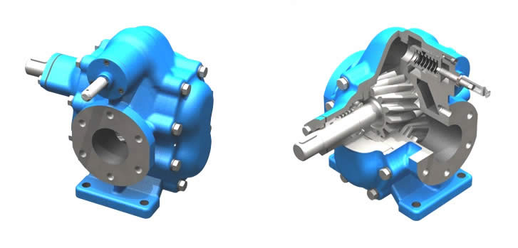 Stainless gear oil pump for Soybean oil